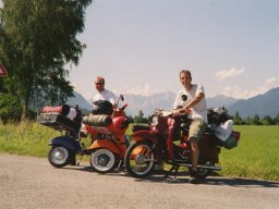 Blick auf die Alpen.