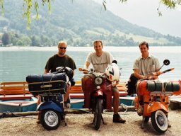 Trikolore am Schliersee.