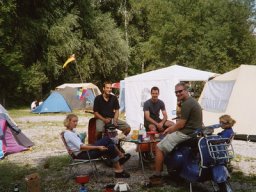 Erst mal ein Käffchen.