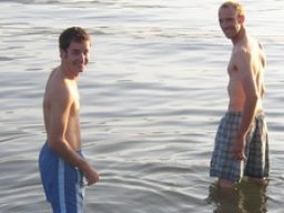 Zürichsee, zu kalt zum baden.