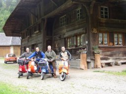 Schnell weg, bevor der Hund kommt!