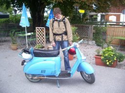 Martin und der Capri-Roller.