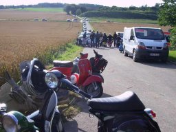 Rollertreffen in Ingolstadt.