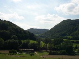 Blick auf die Schwäbische Alb.