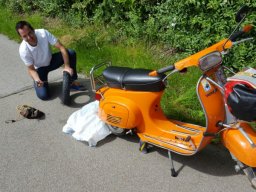 Nein, also Schlauch wechseln!