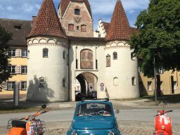 Ankunft in Weißenhorn