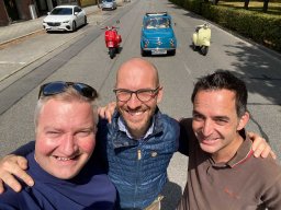 Und Sonnenschein die ganze Tour...