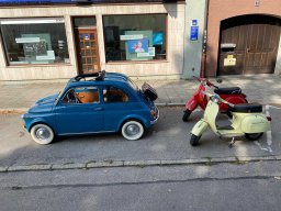 Und schon geht's los.