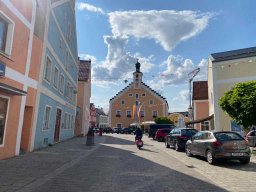 Einfahrt in Dietfurt an der Altmühl.